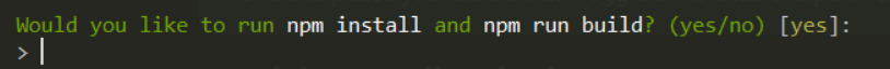 npm install build